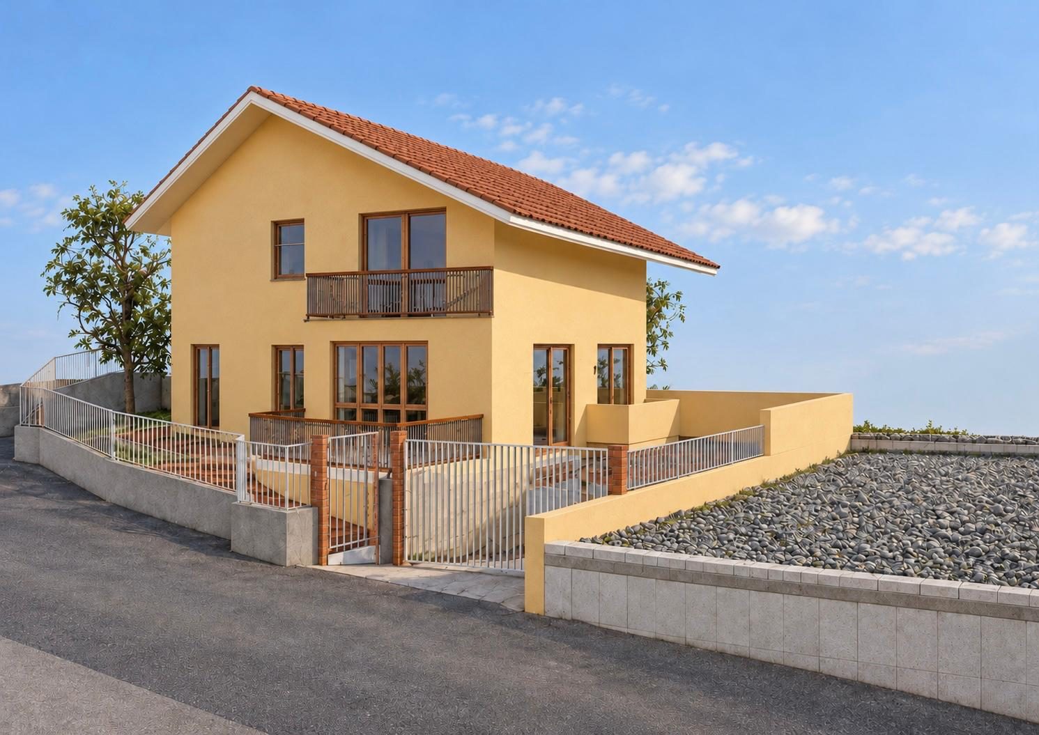 Campo Calabro - Villa rustica su 3 livelli con ampio giardino
